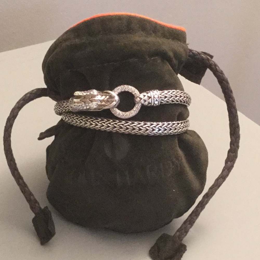 Authentic John Hardy  double wrap bracelet/choker
